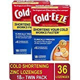 Cold-Eeze Tropical Orange lozenges Twin Pack 18 Count
