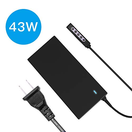 Surface Pro 2 Charger Surface Pro 1 Charger, 12V 3.6A 43W Microsoft Surface Power Adapter Compatible Microsoft Surface RT Surface Pro 1 Pro 2 and Surface 2 1512 1514 1536 Laptop Tablet Power Supply