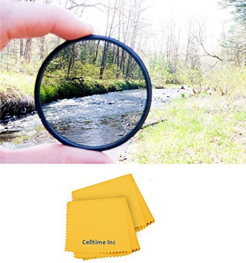 72mm High Definition Multi-Coated Neutral Density -ND4- Filter for Panasonic 14-150mm f-3.5-5.6 Vario-Elmarit Aspherical MEGA O.I.S. Lenses  plus CT Microfiber Cleaning Cloth