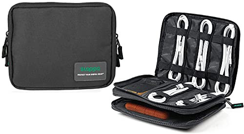 Slappa Travel Organizer for Electronic Devices Charging Cables Flash Storage and Accessories- Small -SL-TRAVELORGANIZER-SM-