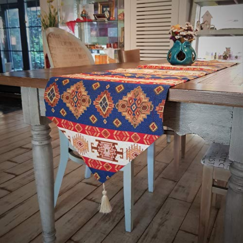 Secret Sea Collection Table Runners Upholstery Fabric 72'' x 14'' Mesopotamia