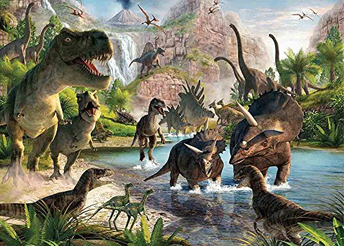 Art Studio Photography Backdrops Dinosaur Kingdom Photo Studio Props Jurassic Park Party Decoration Supplies Photo Background Booth Vinyl 7x5ft xh010