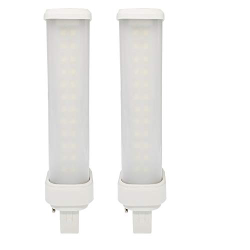 2pcs E-Simpo G24d 2 Pin 11W LED PL Plug in Bulb Horizontal Recessed Rotatable 1000-1200lm PLC CFL 2U PL-C 26W Equivalent Replacement 180D Beam-Need Throw Ballast- -Warm White G24D Base 2-Pin 21mm- 2pcs E-Simpo G24d 2 Pin 11W LED PL Plug in Bulb Horizontal Recessed Rotatable 1000-1200lm PLC CFL 2U PL-C 26W Equivalent Replacement 180D Beam-Need Throw Ballast- -Warm White G24D Base 2-Pin 21mm-