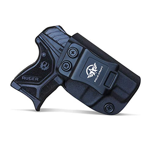Ruger LCP 2 Holster IWB Kydex for Ruger LCP II - LCP 2 Pistol Case Pocket - Inside Waistband Carry Concealed Holster Ruger LCP 2 IWB Pistol Pouch Gun Accessories -Black Right Hand Draw-