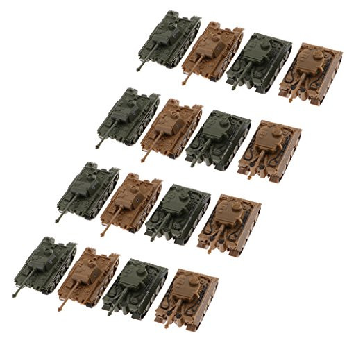 Yiju 1-144 Scale 4D Panzerkampfwagen VI Ausf. E Tiger I  and  V Panther Tank Model