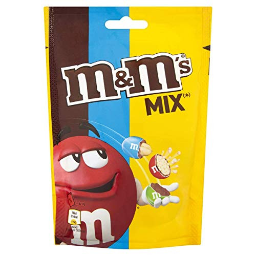M and Ms Mix Pouch Original M and M's Peanut Mix Chocolate Bag Imported From The UK England British Candy Mix M and M's Peanut Pouch British M and Ms