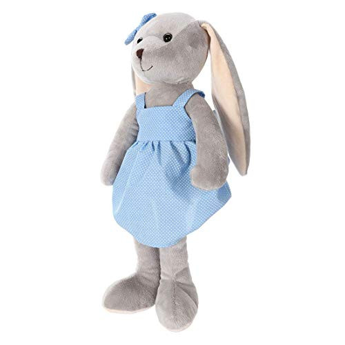 MINISO Plush Toy- Miss Rabbit Plush Pillow Blue Plushies Stuffed Animal Doll Gift for Boy Girls 17"