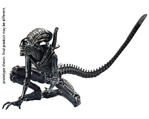 Hiya Toys Aliens- Crouching Alien Warrior 1-18 Scale Action Figure Multicolor
