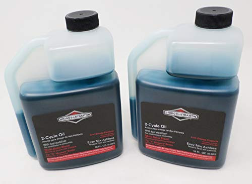 Briggs  and  Stratton 2-Cycle Easy Mix Motor Oil - 16 Oz. 100036 -Pack of 2-