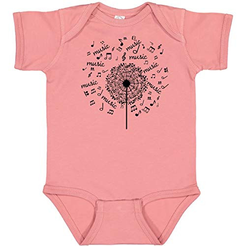 inktastic Music Dandelion Musical Gift Infant Creeper 6 Months Mauve 23a8c