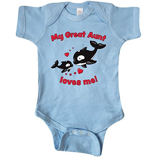inktastic My Great Aunt Loves Me Orca Infant Creeper 18 Months Light Blue 287a8 inktastic My Great Aunt Loves Me Orca Infant Creeper 18 Months Light Blue 287a8
