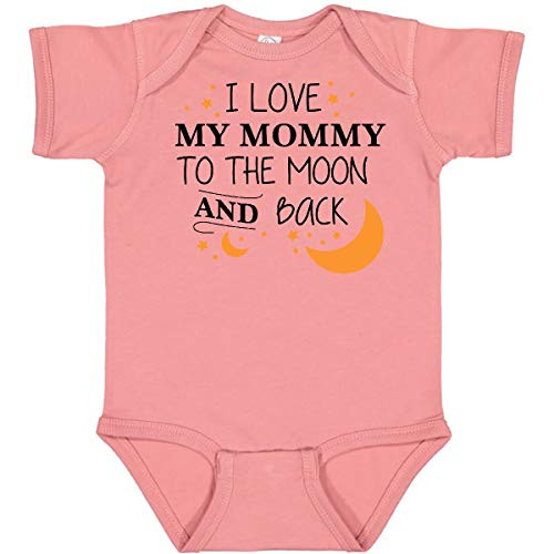 inktastic I Love My Mommy to The Moon and Infant Creeper 6 Months Mauve 29673