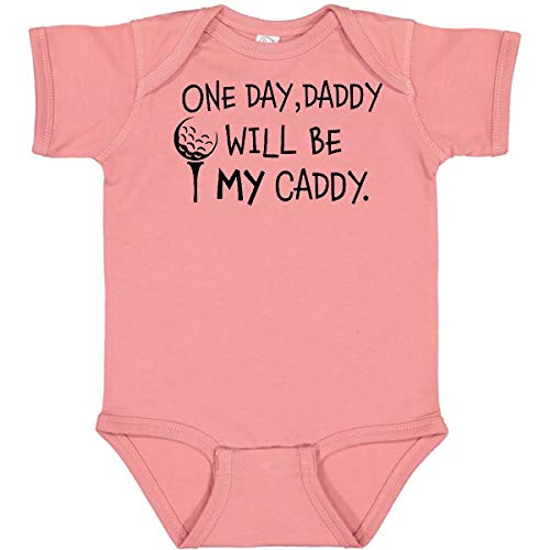inktastic 1 Day Daddy Will Be My Caddy- Infant Creeper Newborn Mauve 2c49a