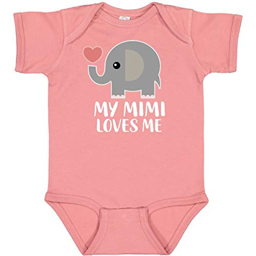 inktastic My Mimi Loves Me Grandchild Gift Infant Creeper 6 Months Mauve 2cfc5