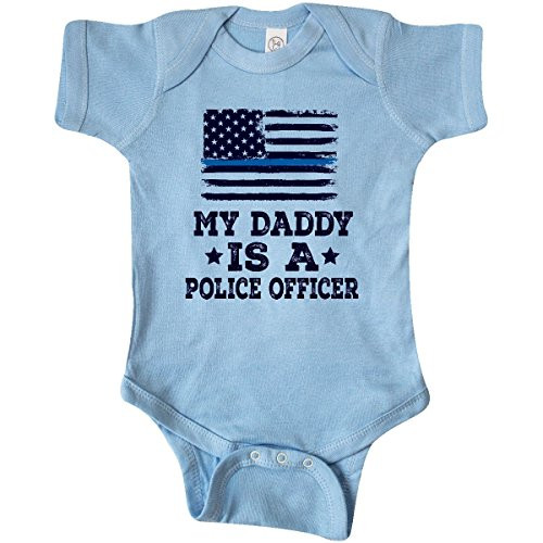 inktastic Daddy is a Police Officer Infant Creeper Newborn Light Blue 2ddb1