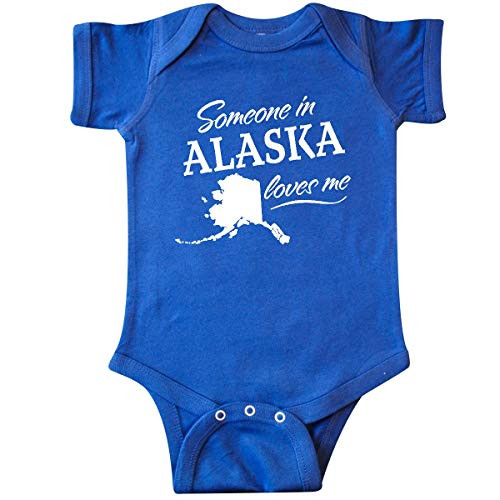 inktastic Someone in Alaska Loves Me Infant Creeper 12 Months Royal Blue inktastic Someone in Alaska Loves Me Infant Creeper 12 Months Royal Blue