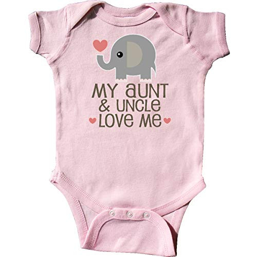 inktastic Aunt and Uncle Love Me Nephew Infant Creeper Newborn Pink 33977 inktastic Aunt and Uncle Love Me Nephew Infant Creeper Newborn Pink 33977