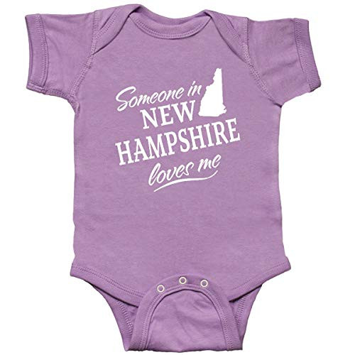 inktastic Someone in New Hampshire Loves Me Infant Creeper 12 Months Lavender inktastic Someone in New Hampshire Loves Me Infant Creeper 12 Months Lavender