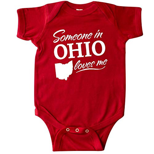 inktastic Someone in Ohio Loves Me Infant Creeper 12 Months Red 33a98 inktastic Someone in Ohio Loves Me Infant Creeper 12 Months Red 33a98
