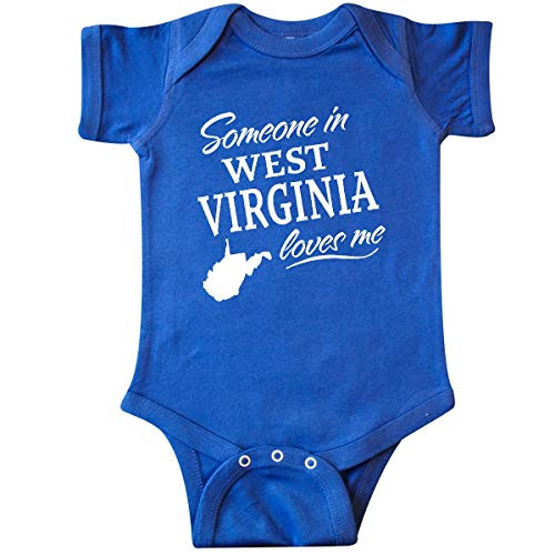 inktastic Someone in West Virginia Loves Me Infant Creeper 12 Months Royal Blue inktastic Someone in West Virginia Loves Me Infant Creeper 12 Months Royal Blue