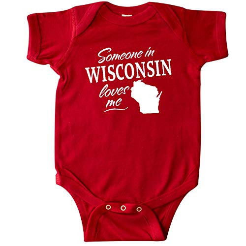 inktastic Someone in Wisconsin Loves Me Infant Creeper 12 Months Red 33ab2 inktastic Someone in Wisconsin Loves Me Infant Creeper 12 Months Red 33ab2