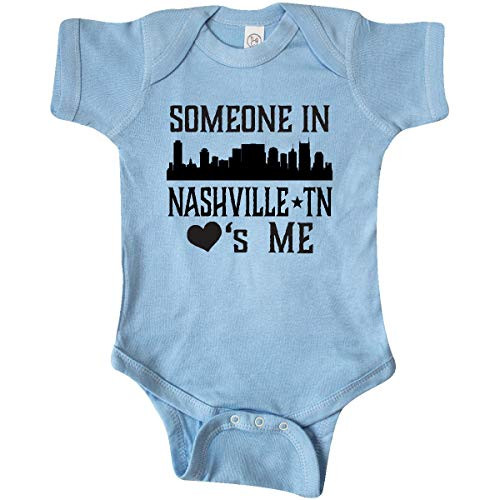 inktastic Nashville Tennessee Someone Infant Creeper Newborn Light Blue 3544b inktastic Nashville Tennessee Someone Infant Creeper Newborn Light Blue 3544b