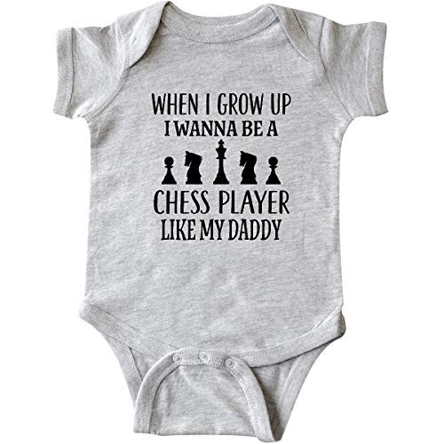 inktastic Futre Chess Player Like Infant Creeper 6 Months Heather Grey 356b5