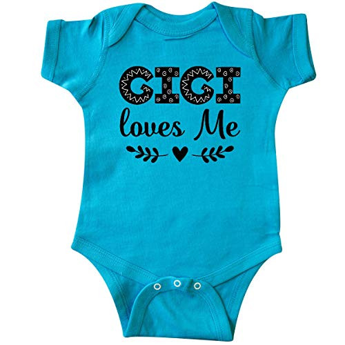 inktastic Gigi Loves Me Baby Girl Infant Creeper 18 Months Turquoise 3ab55 inktastic Gigi Loves Me Baby Girl Infant Creeper 18 Months Turquoise 3ab55
