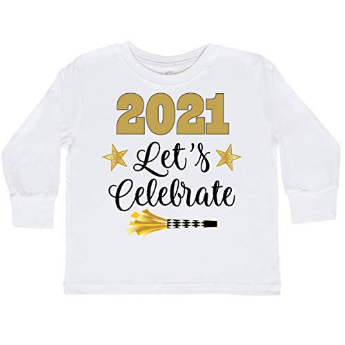 inktastic 2021 New Year Celebration Toddler Long Sleeve T-Shirt 2T White 3c845