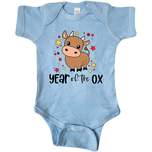 inktastic 2021 Year of The Ox Cute Infant Creeper Newborn Light Blue 3cd30
