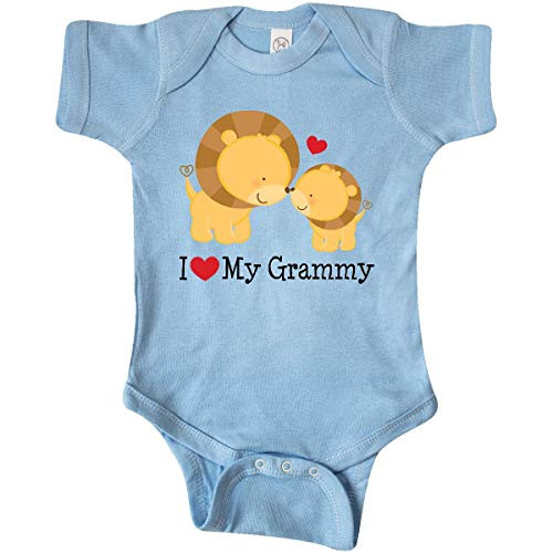 inktastic I Love My Grammy Infant Creeper Newborn Light Blue 10d6f