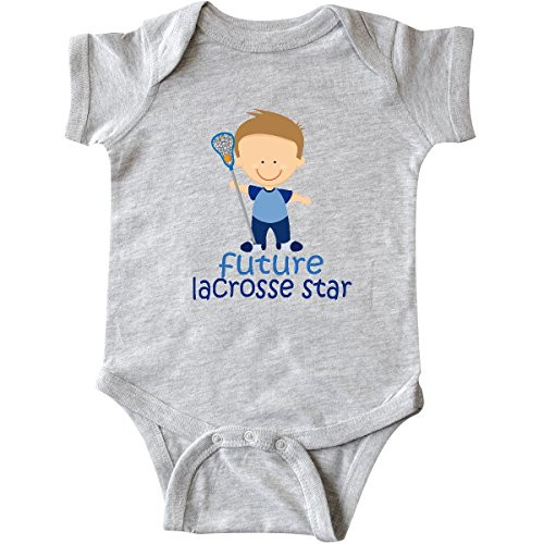 inktastic Future Lacrosse Star Boy Infant Creeper 12 Months Heather Grey 15af8