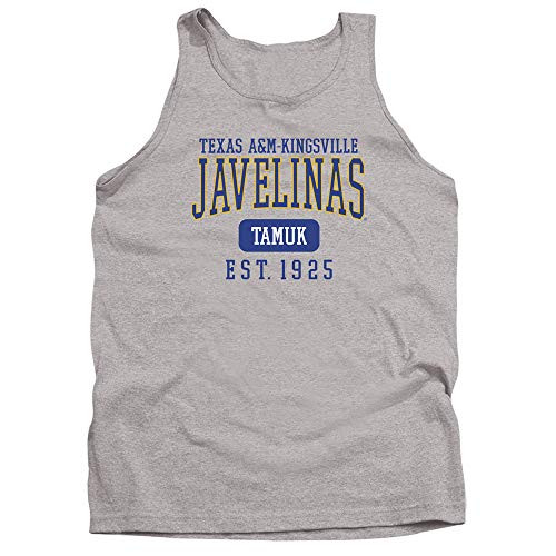 Texas A and M University-Kingsville Official Founded Date Unisex Adult Tank TopAthletic Heather Large