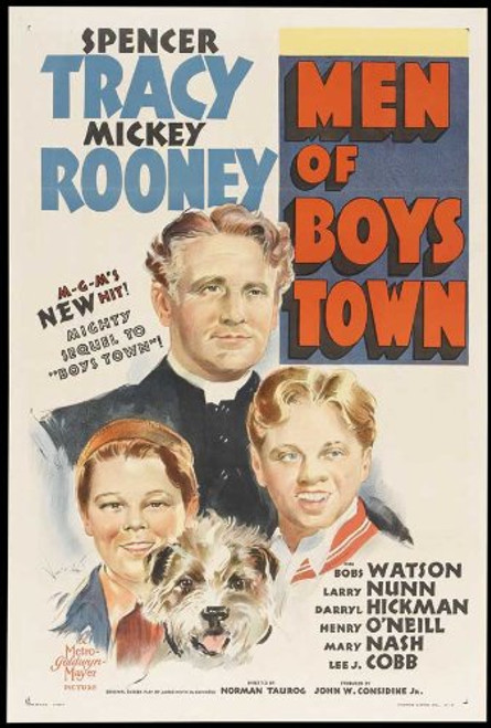 Men of Boys Town Movie Poster -27 x 40 Inches - 69cm x 102cm- -1941- Style B --Spencer Tracy--Mickey Rooney--Darryl Hickman--Henry O'Neill--Lee J. Cobb--Sidney Miller- Men of Boys Town Movie Poster -27 x 40 Inches - 69cm x 102cm- -1941- Style B --Spencer Tracy--Mickey Rooney--Darryl Hickman--Henry O'Neill--Lee J. Cobb--Sidney Miller-