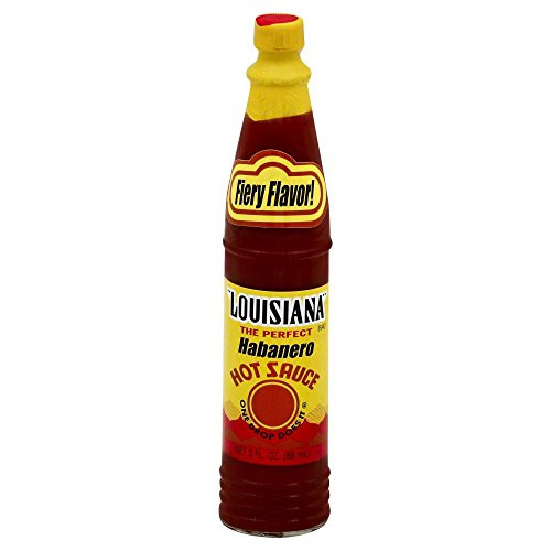 Louisiana Brand Habanero Hot Sauce 3.0 OZ-Pack of 3- Louisiana Brand Habanero Hot Sauce 3.0 OZ-Pack of 3-