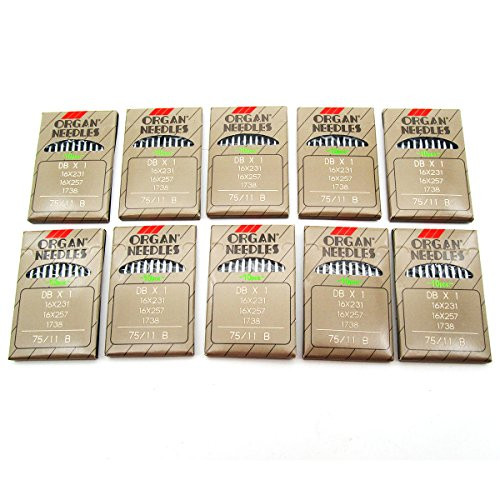 ckpsms Organ Needle -Organ-DBX1 100PCS Japan Organ Sewing Machine Needles Compatible with-Replacement for JUKI Brand DDL-555DDL-5530 DDL-5550 DDL-8700 DDL-8700-7 -Organ-DBX1 18-110-