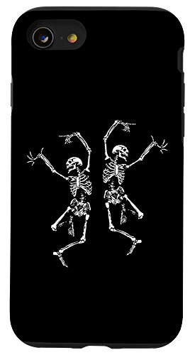 iPhone SE -2020- - 7 - 8 Spooky Dancing Skeletons Macabre Skeleton Vintage Halloween Case