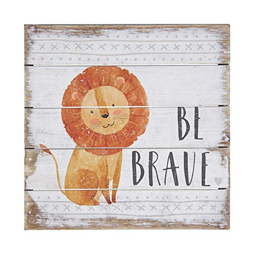 Simply Said, INC Perfect Pallet Petites 8" Wood Sign - Be Brave - Lion Nursery Decor Simply Said, INC Perfect Pallet Petites 8" Wood Sign - Be Brave - Lion Nursery Decor