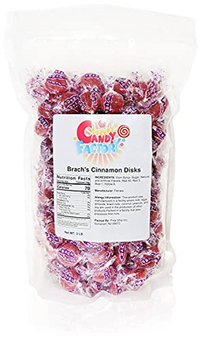 Sarah's Candy Factory Cinnamon Discs in Resealable Bag 3 Lbs Sarah's Candy Factory Cinnamon Discs in Resealable Bag 3 Lbs