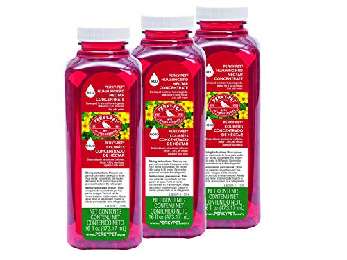 Perky-Pet 247 Red Hummingbird Nectar Concentrate 16-Ounce -16 Ounce -3 Pack--
