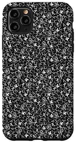 iPhone 11 Pro Max Letter K Patterned Phone Case Monogram Initial Fancy Black K Case