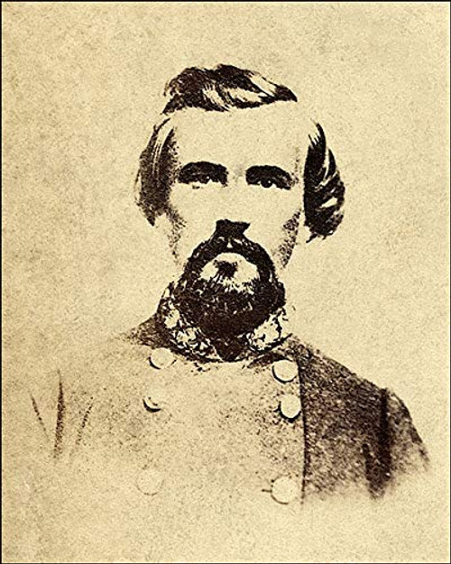 Confederate General Nathan B. Forrest Civil War Portrait 8x10 Silver Halide Photo Print
