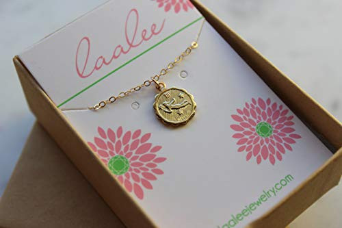 Gold Virgo Necklace Gold Virgo Jewelry Virgo Zodiac Necklace 18" 14k Gold Filled Chain Gold Virgo Necklace Gold Virgo Jewelry Virgo Zodiac Necklace 18" 14k Gold Filled Chain