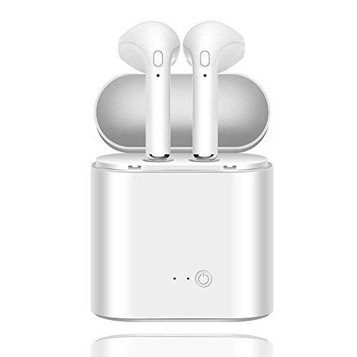 Wireless Earbuds Bluetooth Headphones Mini in-Ear Headsets Sports Earphone with True Wireless Earbuds and Built-in Charging case (White) Wireless Earbuds Bluetooth Headphones Mini in-Ear Headsets Sports Earphone with True Wireless Earbuds and Built-in Charging case (White)