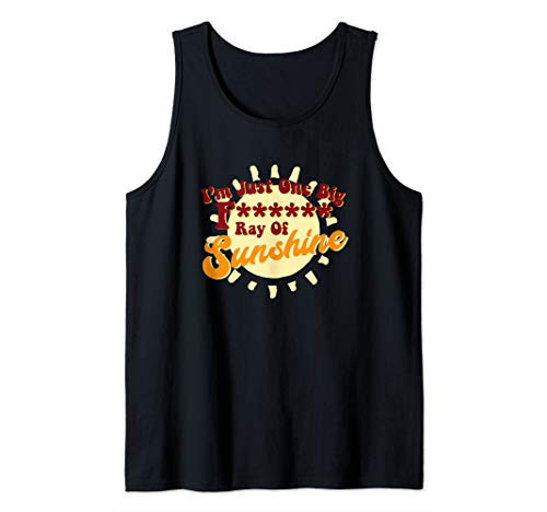 Funny Sarcastic I'm Just One Big Freaking Ray Of Sunshine Tank Top Funny Sarcastic I'm Just One Big Freaking Ray Of Sunshine Tank Top