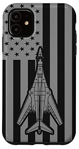 iPhone 11 B-1 Lancer Supersonic Bomber Airplane American Flag Design Case
