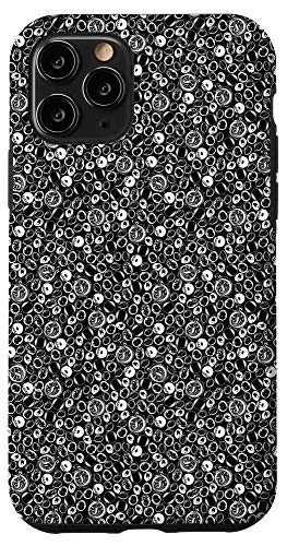 iPhone 11 Pro Letter O Patterned Phone Case Monogram Initial Fancy Black O Case