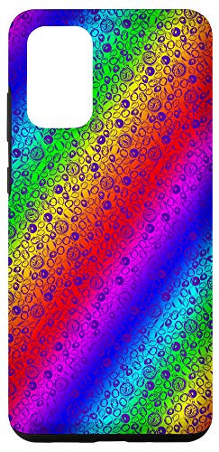 Galaxy S20 plus Letter O Rainbow Patterned Phone Case Monogrammed Initial Case