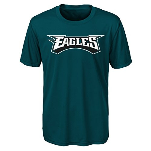NFL Philadelphia Eagles Youth Boys "Goal Line Stand" Performance Tee Eagle Green Youth Large-14-16- NFL Philadelphia Eagles Youth Boys "Goal Line Stand" Performance Tee Eagle Green Youth Large-14-16-