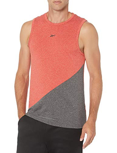 Reebok Workout Ready Mélange Tank Legacy Red L